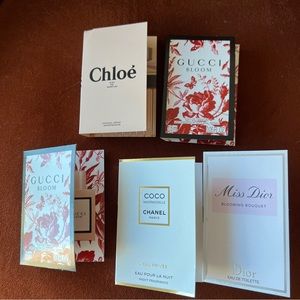 NEW!Chanel/Dior/Gucci/Chloe perfume sample set